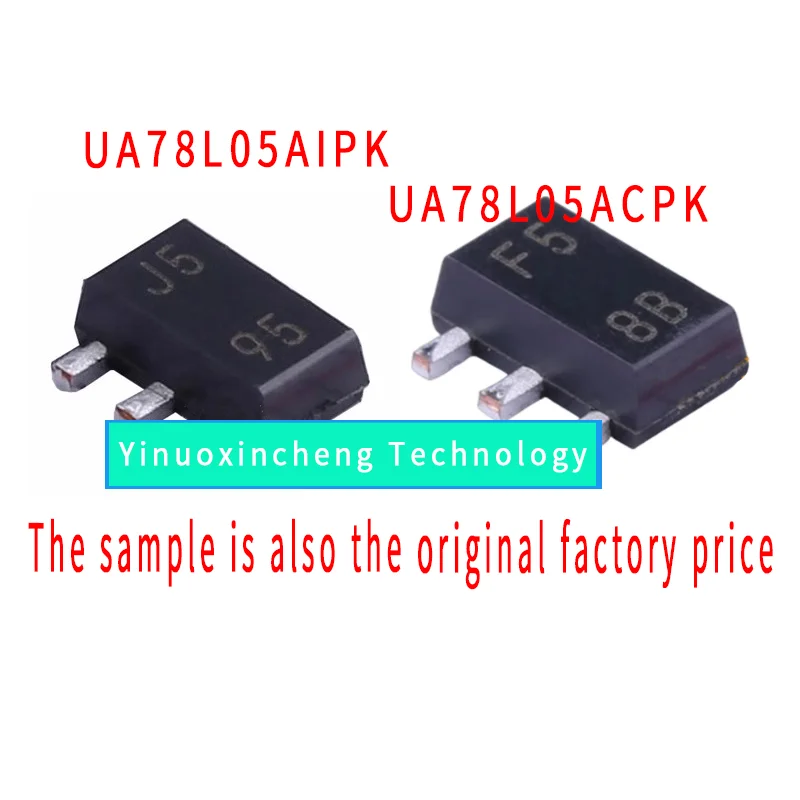 

10PCS/LOT UA78L05ACPK UA78L05AIPK UA78L05 Screen printing: F5 J5 SOT-89 5V linear regulator chip