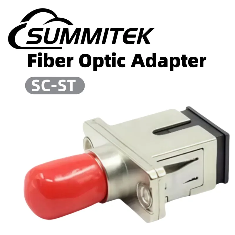 

Summitek SC ST Hybrid Fiber Optic Adapter Enables SC-ST Interface Connection Ensuring Stable Optical Signal Transmission