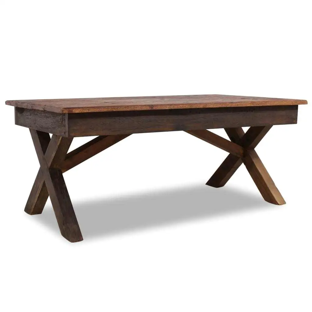 43.3x23.6x17.7 Mixed Recycled Wood Coffee Table - Eco-Friendly & Stylish Design