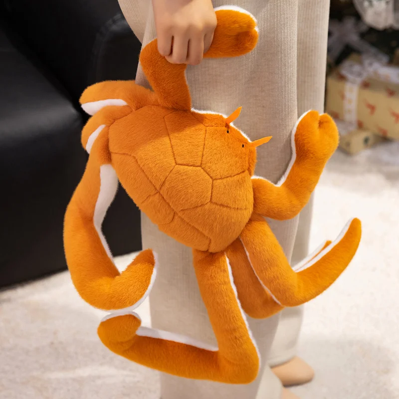 Simulatie 23-45 Cm Krab Knuffel Hoge Kwaliteit Knuffeldier Keizer Krab Knuffels Pop Zachte Kinderen Speelgoed voor Kinderen Geschenken Decor