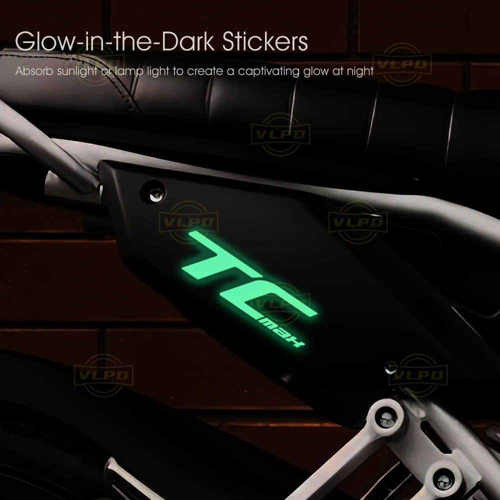 Motorcycle Glow Stickers Waterproof Decal for Super Soco TC Max SuperSoco TCMax 2019 2020 2021 2022 2023 2024 Accessories