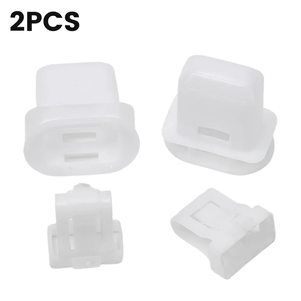 2Pcs Car Rear Seat  Cushion Clip Seat Buckle Fixing Card 244377892 72693-12080 White Nylon For Toyota For Lexus High Quality