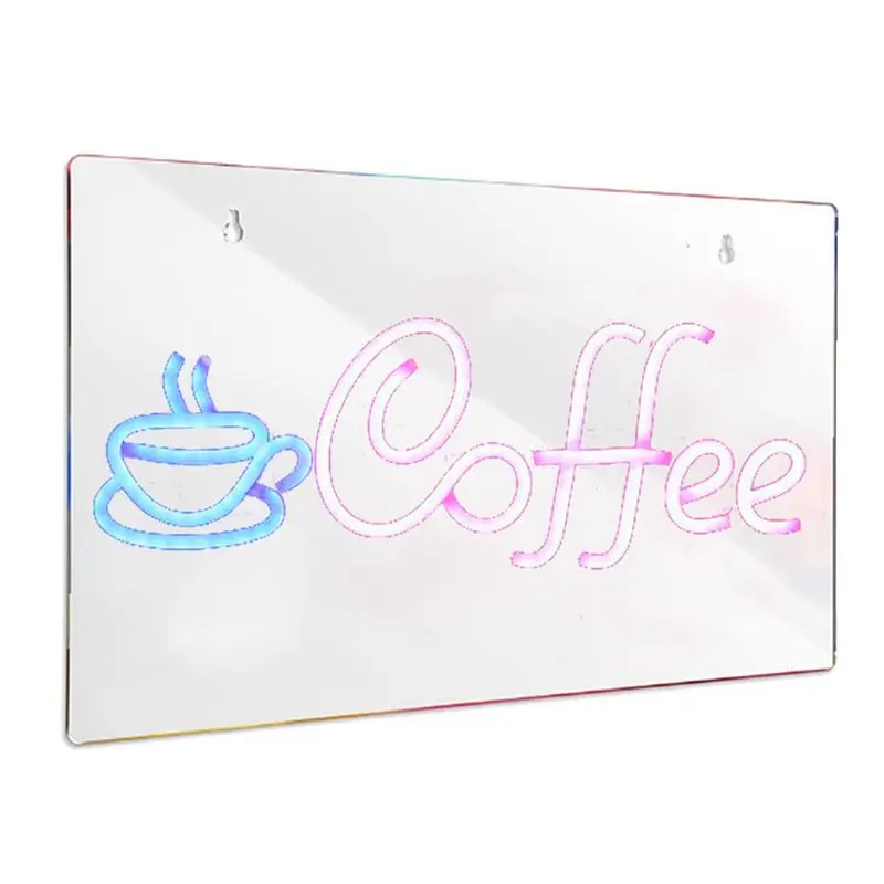 

Неоновая вывеска AEE6-1 PCS Coffee с питанием от USB, светодиодная вывеска для декора стен, ресторана, отеля, бара, свадебной вечеринки 02