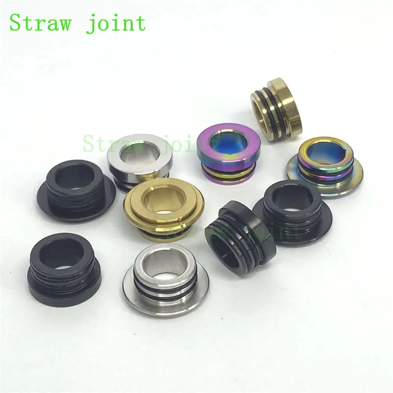 1 adaptador de junta de paja de acero inoxidable POM de 810 a 510