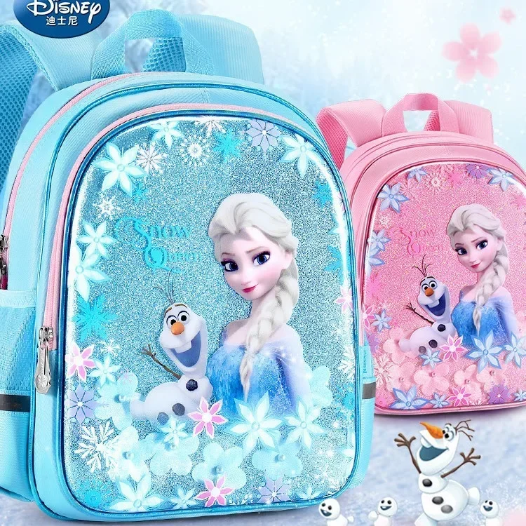 

Рюкзак с героями мультфильмов Disney для девочек, школьная сумка «Замороженное сердце», рюкзак принцессы для девочек, школьный рюкзак