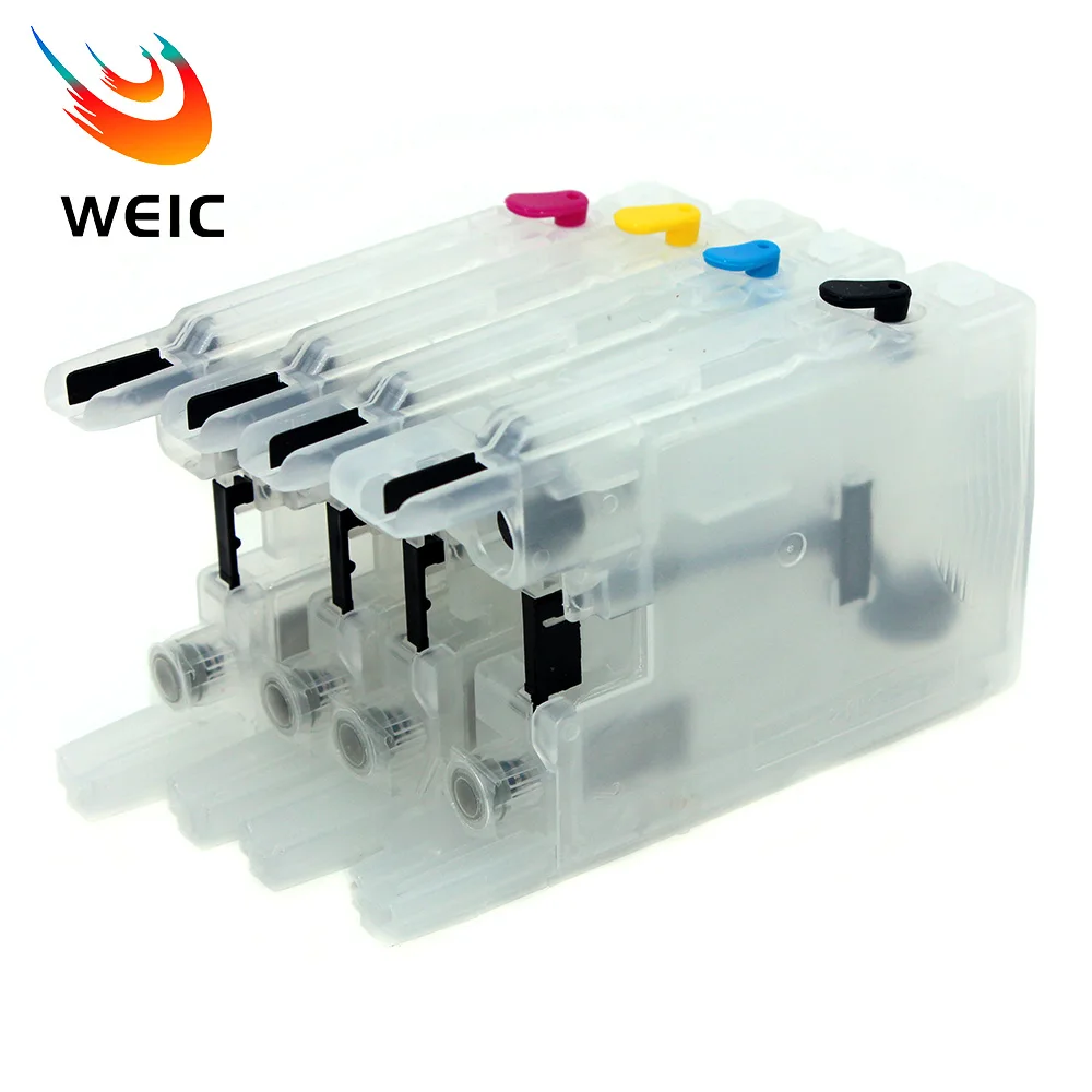 Empty Refill Ink Cartridge No Chip for Brother LC12 LC17 LC75 LC79 LC1240 LC1280 LC73 LC77 DCP-J525 J725 J925 J280 J425 J430