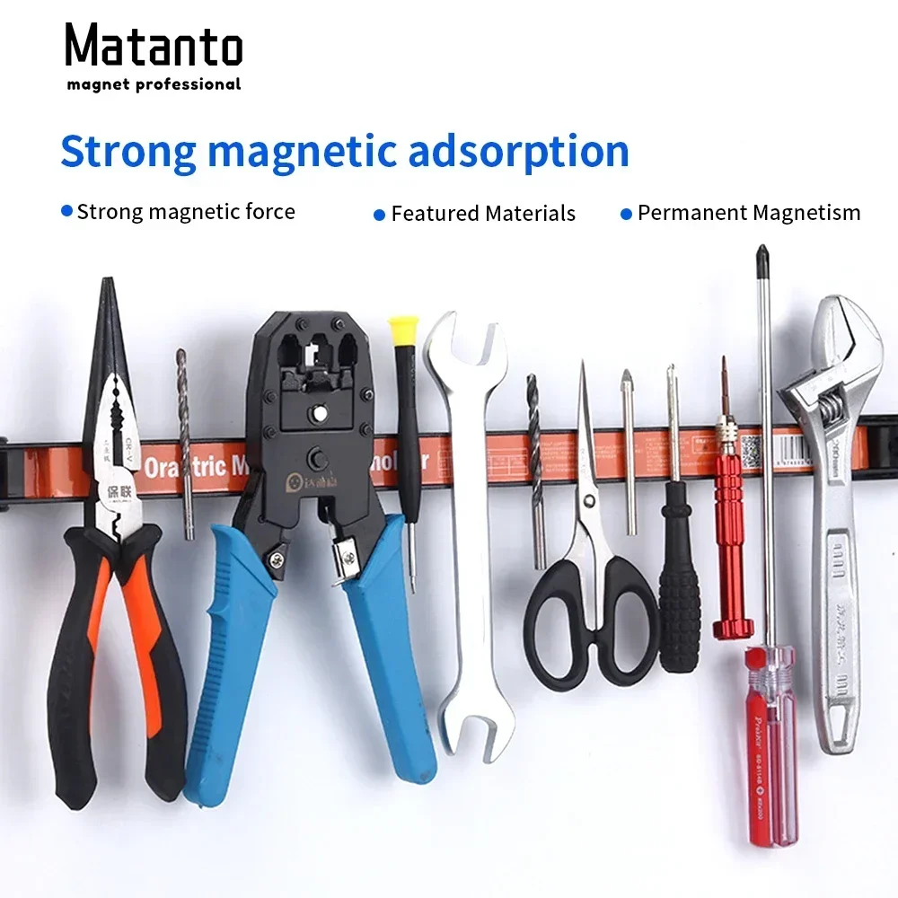 Magnetic Holder Metal Magnet Tool Organizer   Bar Long Strip Garage Workshops   Hardware Storage Restore Warehouse Rack Factory