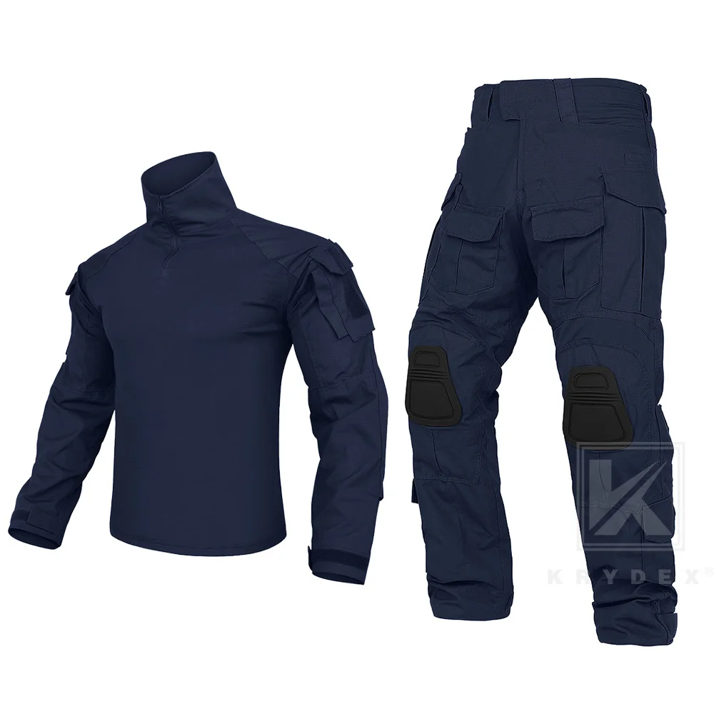 KRYDEX Gen3 Tactische BDU Camouflage Uniform Combat Sport Kleding voor Mannen Ranger Groen Kaki Tijger Streep Shirts En Broek Set