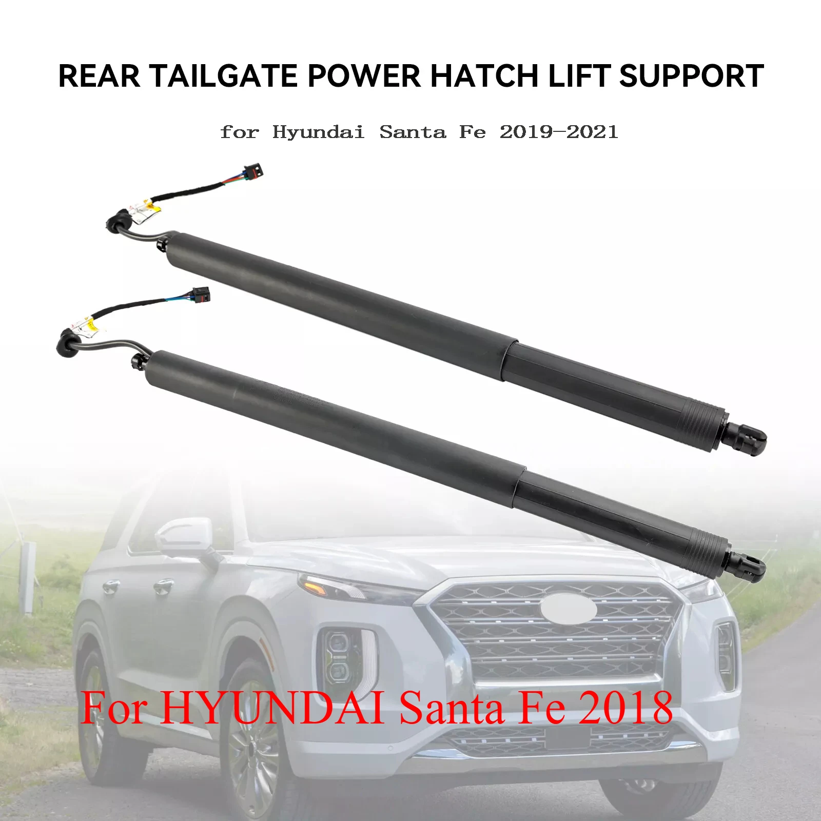 

2PCS 81831S1100 81841S1100 Brand New Rear Left & Right Tailgate Electric Support Rods for Hyundai Santa Fe F19 Georgia 2019-2021