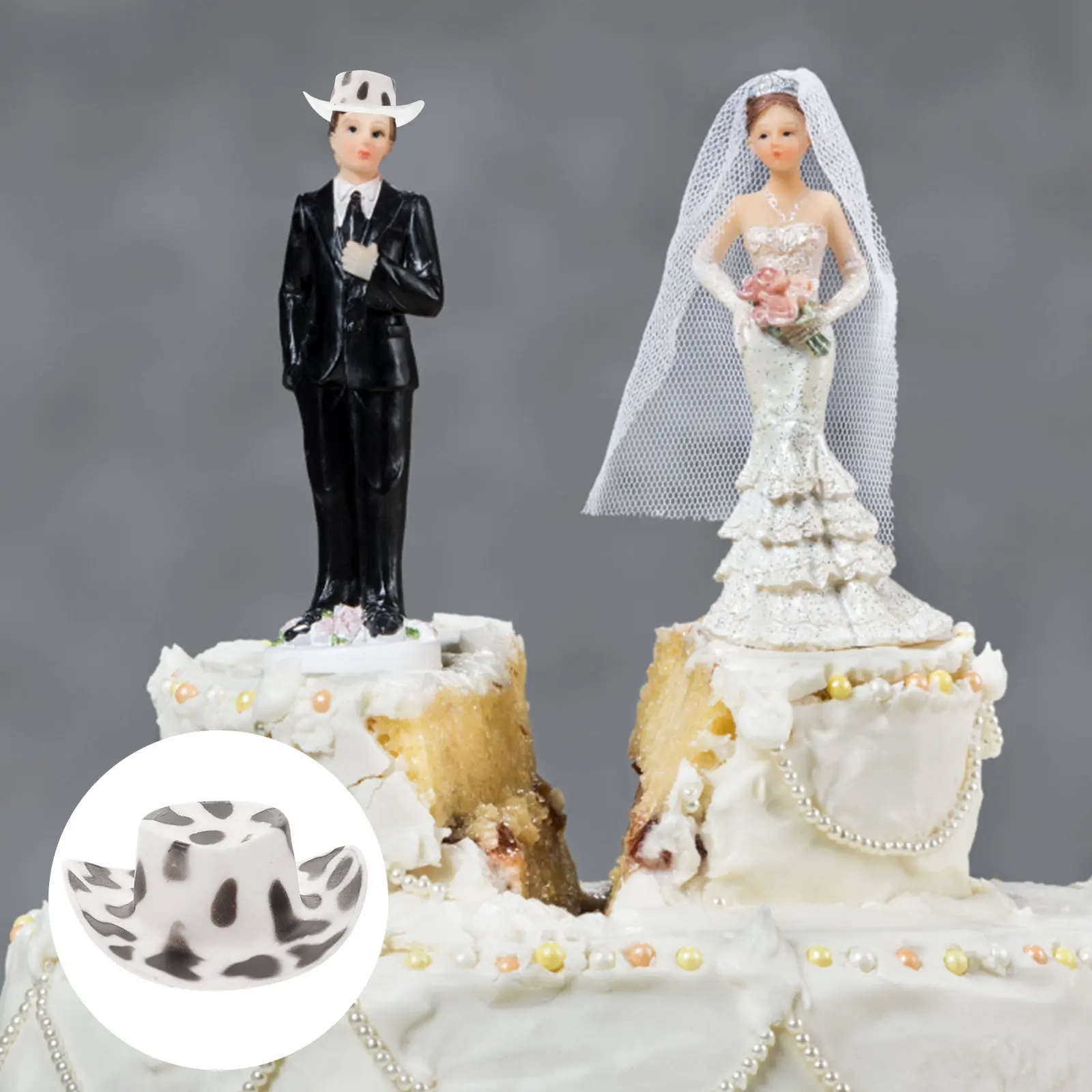 

10 шт. миниатюрных ковбойских шляпок, аксессуары для костюмов и рукоделия, маленькие шляпки для поделок, миниатюрные шляпки