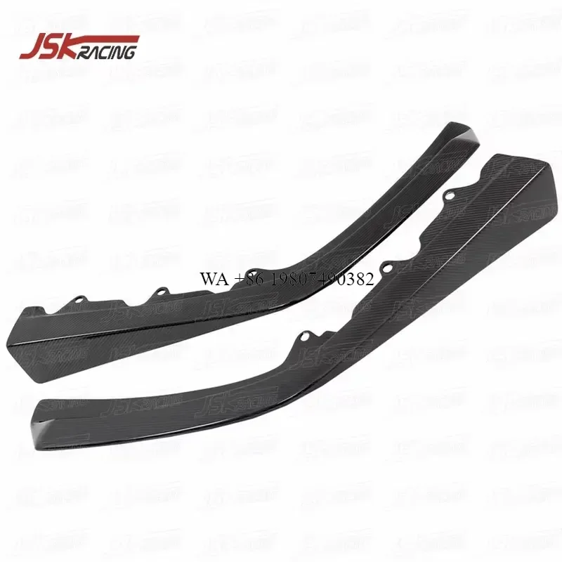 Wmwmnu Dry Carbon Fiber Front Splitter Lip for 458 Italia Spider Body Kit Bumper Diffuser Auto Exterior Accessories