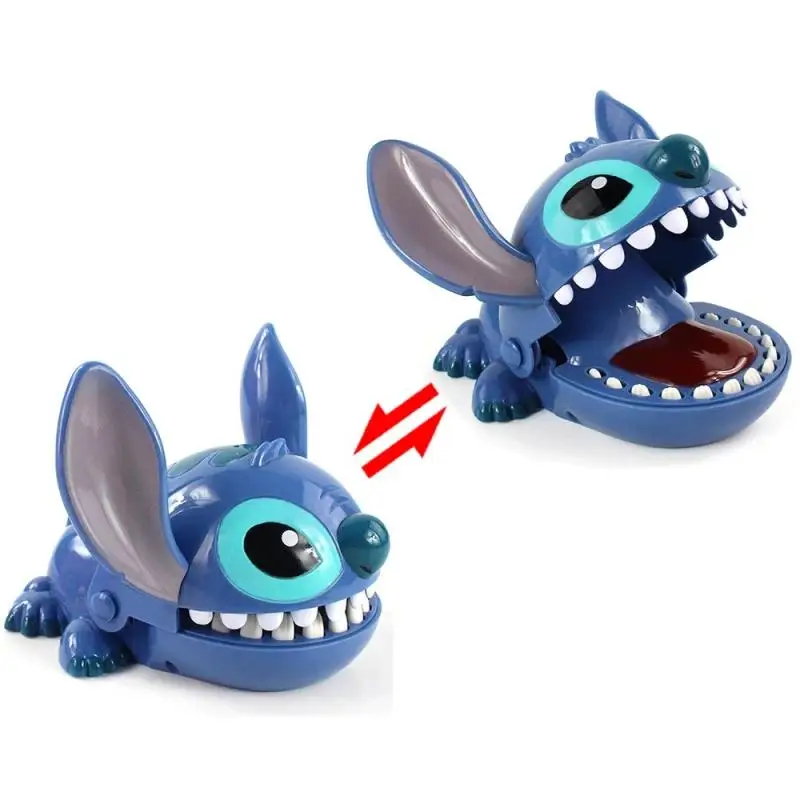 Stitch Crocodile Biting Fingers Toy Lilo & Stitch Stress Reliever Toy Anime Child Game Spoof Reunion Tricky Toy Wholesale