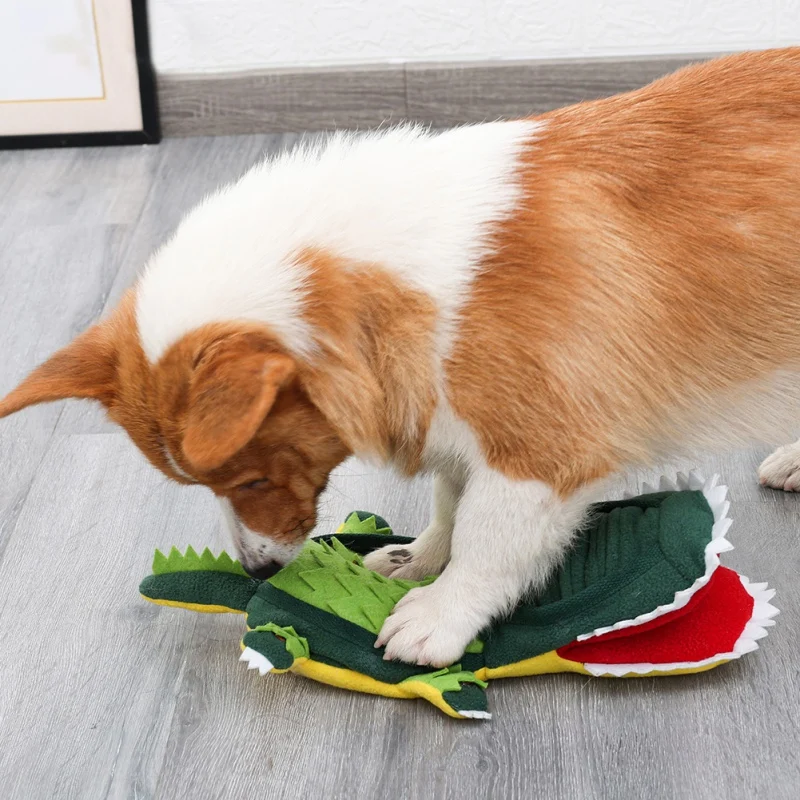 Crocodile Toy Sniffing Dog Feeding Toy Noodle Cup Dog Plush Toy For Small Medium Dogs Ramen Cup Sniffing Toys Puppy Toys