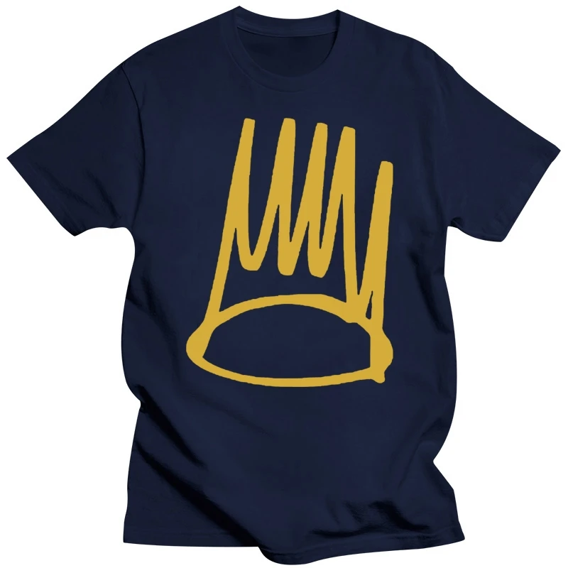 Men's Dreamville Records J Cole Crown Hot Stamping Casual T-Shirt Men's T-Shirt 2019 New Short Sleeve Men