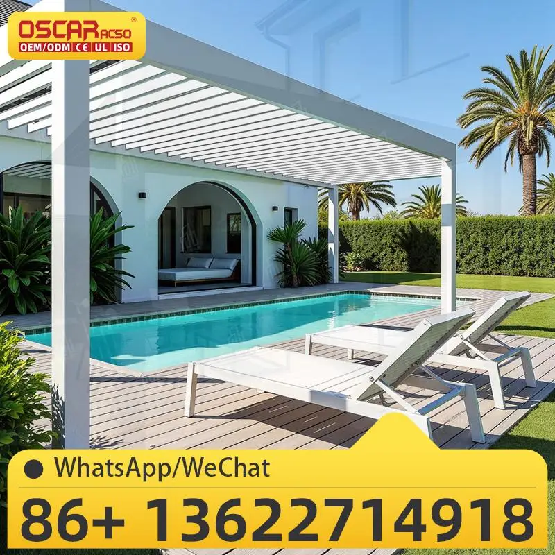 

Складные водонепроницаемые алюминиевые уличные беседки для деревьев, беседки, идеально подходят для садов, патио, беседки