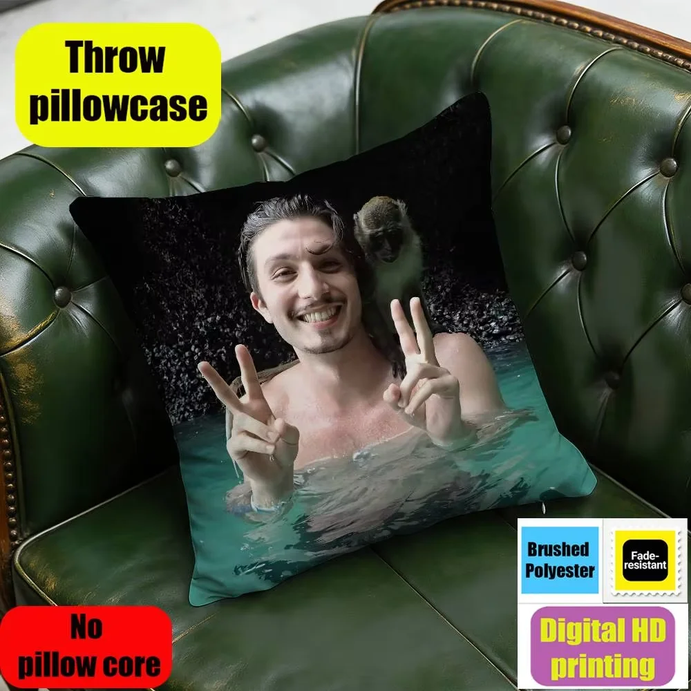 For 30x30cm Car Custom Square Pillowcase Pad Cushion Cover B-Bbno$ Eat Ya Veggies Throw Pillow Case