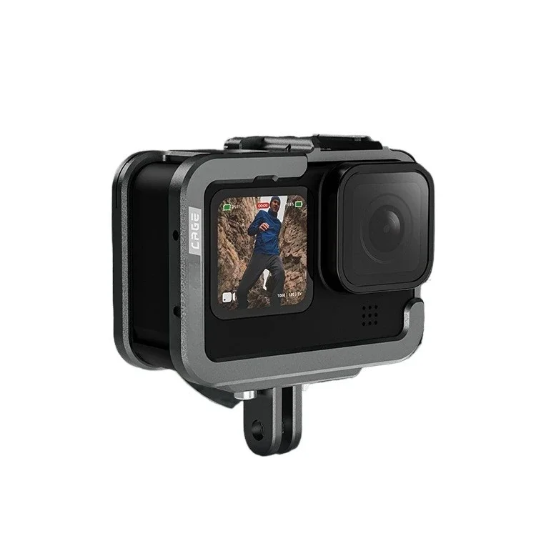 

Metal rabbit cage for GoPro12/11/10/9 dog cage anti-drop frame protection frame fill light expansion