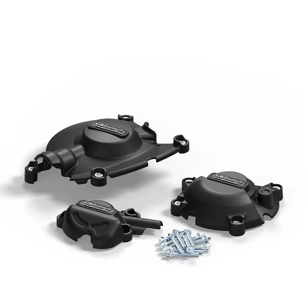 اكسسوارات الدراجات النارية Gbracing لياماها MT-10 2015-2025 Gbracing محرك حماية يغطي المولد + القابض + نبض 3 قطعة عدة #5