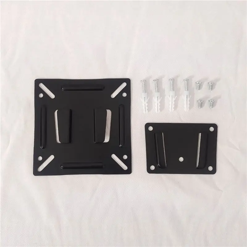 A99E-2X VESA Bracket 10-27 Inch TV Mount Wall-Mounted Snap Fastener Flat Panel Universal Metal TV Holder LCD LED Frame