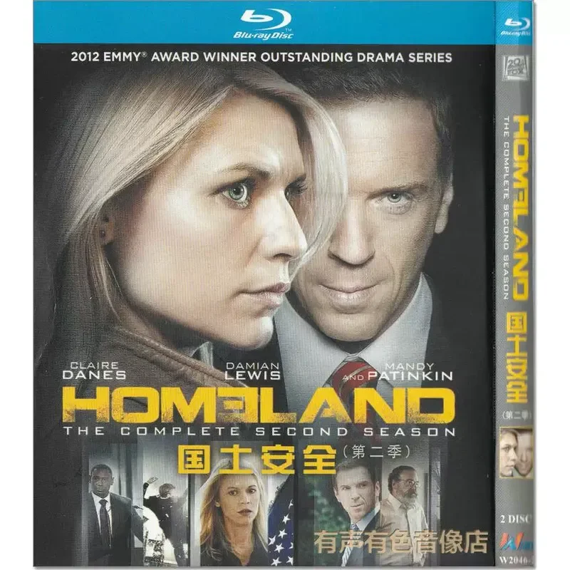 American Anti Terrorism Suspense Espionage TV Series Homeland Security Season 1 to 8 Blu Ray BD High Definition 16 Disc Set