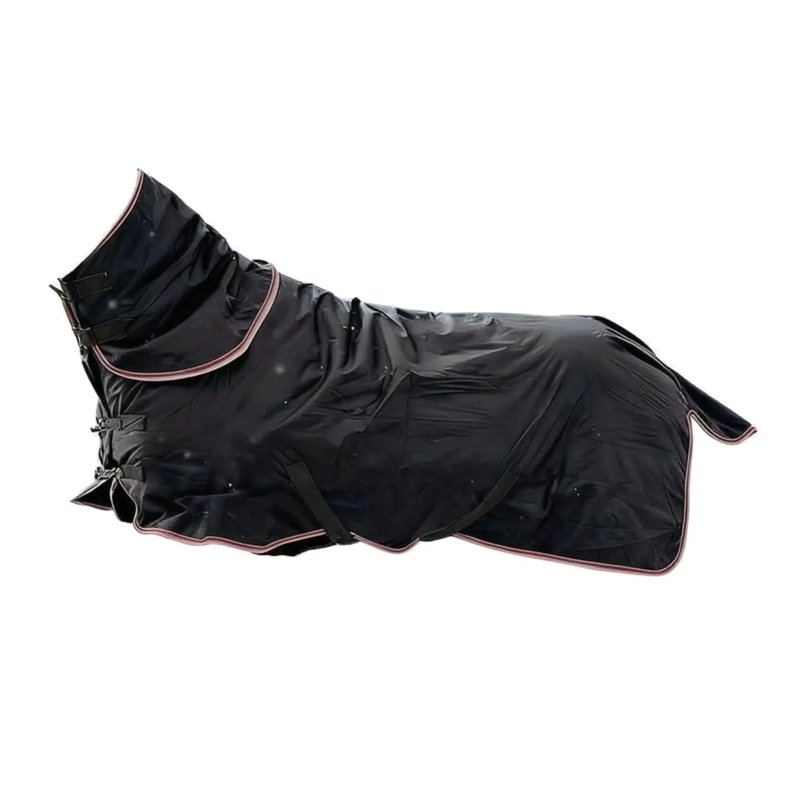 Waterproof Horse Blanket for Cold Weather with Detachable Neck Cover and Tail Wrap for Outdoor Turnout Riding Activities