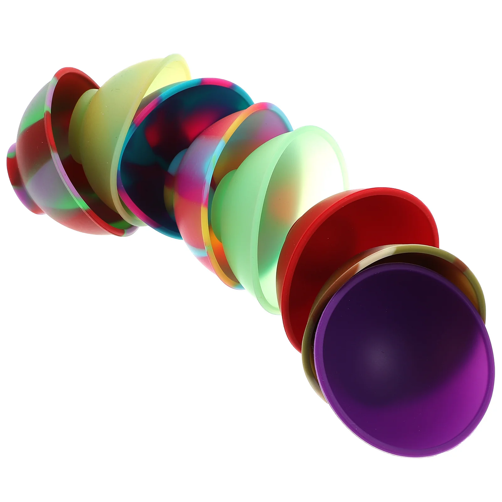 

8 шт. детские силиконовые миски миски для кормления тренировочные тарелки для малышей детская посуда принадлежности для детского питания силиконовые тренировочные тарелки