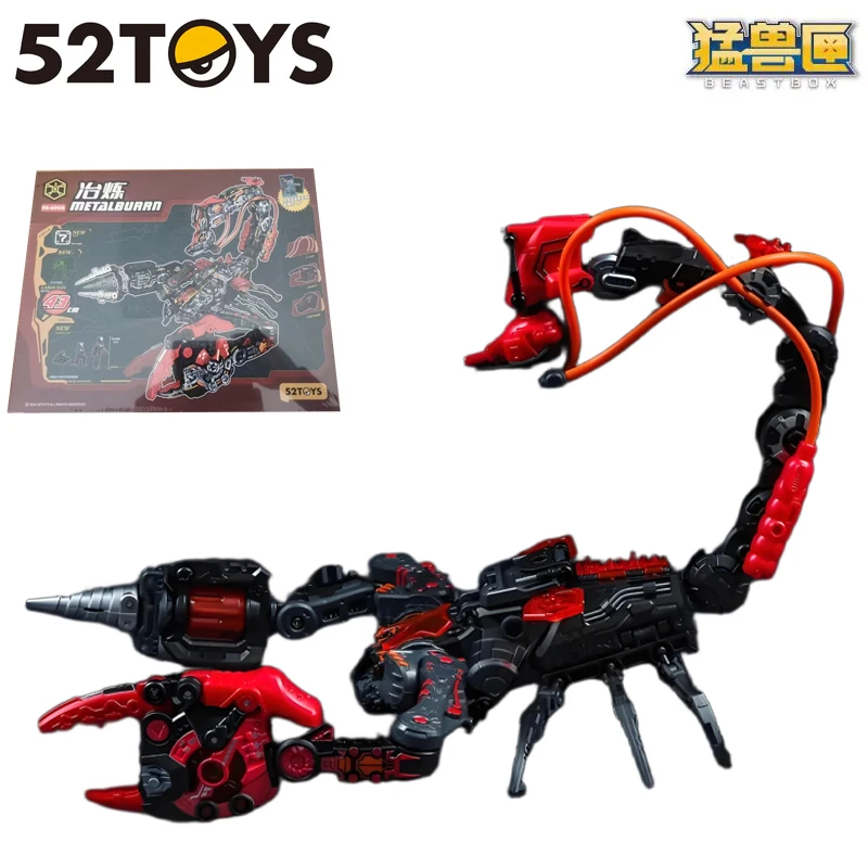 52 brinquedos originais da série besta caixa gigante garra clã BB-60MB fundição e BB-60 furacão mech produtos presente do menino pode deformar