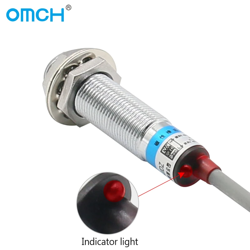 OMCH Reed Magnetic Switch LG12A3-10-J Series Proximity Sensor General Two Wire Normally Open