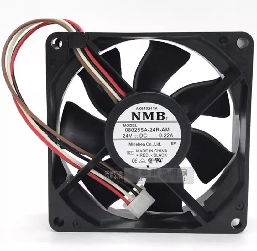 New Cooler Fan for NMB 08025SA-24R-AM 24V 0.22A 8cm 8025 Inverter Fan 80 * 80 * 25MM