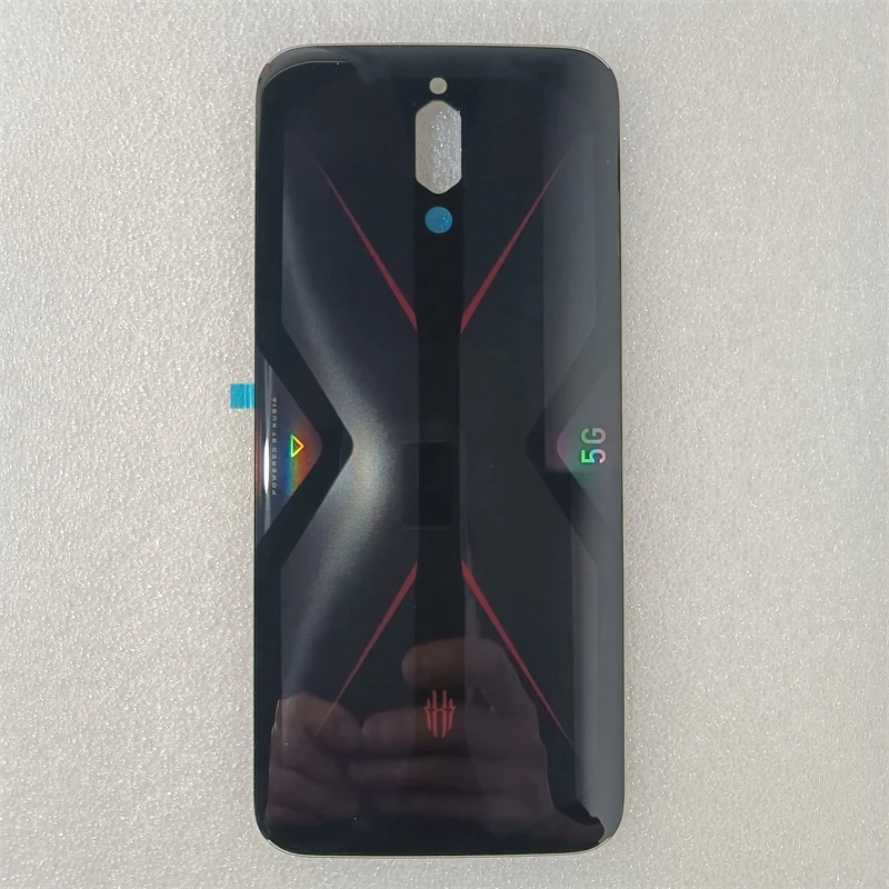 

For ZTE Nubia Red Magic 5G Battery Back Cover Rear Door Glass Panel For NX659J Housing Case Replace