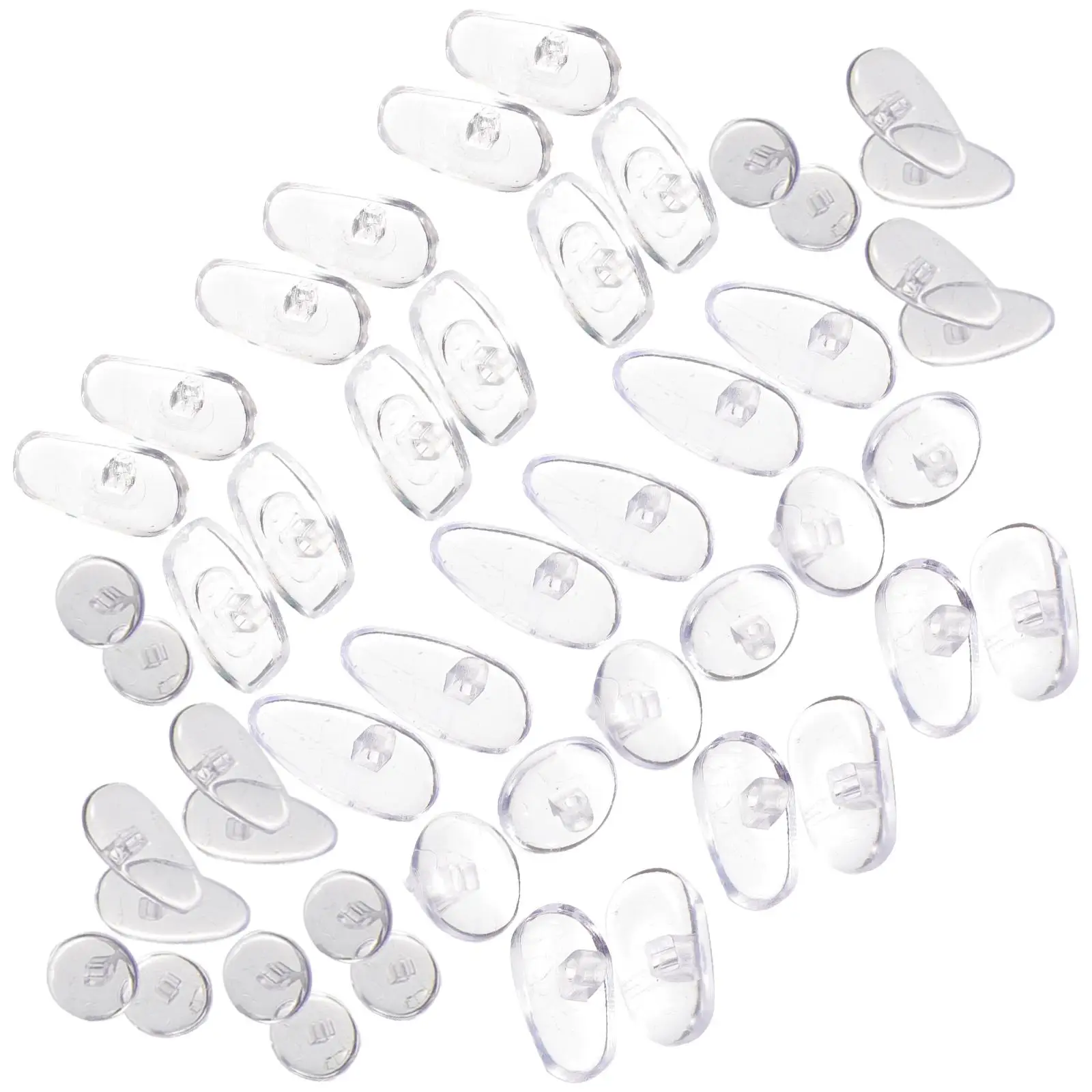 

1 set Silicone Nose Pads Set Anti Slip Glasses Eyeglass Frames Sunglasses Nose Bridge Grips Repair Tools Parts Accessories Glass