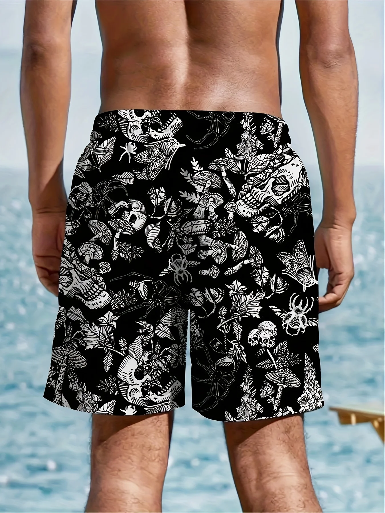 2026 Summer Men's Short Pants with 3D Print Breathable Lightweight Sweat-Resistant Casual and Fashionable Outdoor Men's Pants