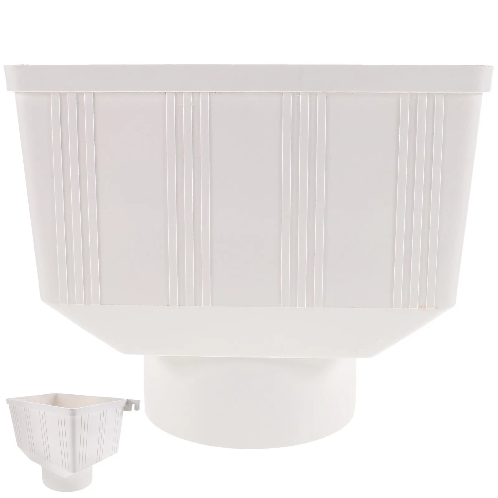 PVC Drain Pipe Fitting Downspout Gutter Funnel Rainwater Diverter Kit Easy Installation Time Saving Leak Proof for Rain