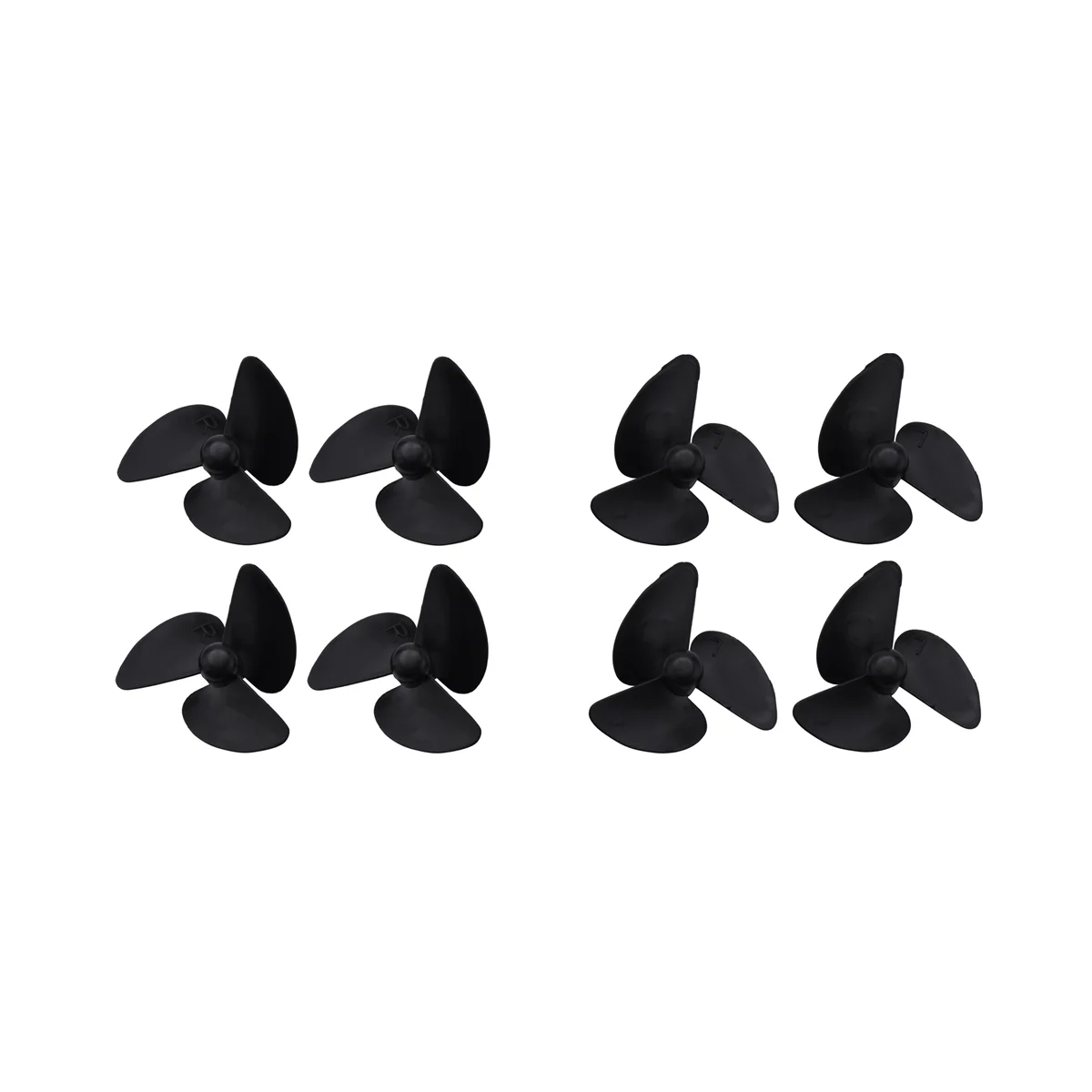 

8Pcs 3-Blade Propeller 4 Left & 4 Right for 2011-5 Fishing Bait Boat Fish Finder RC Boat Spare Parts Accessories