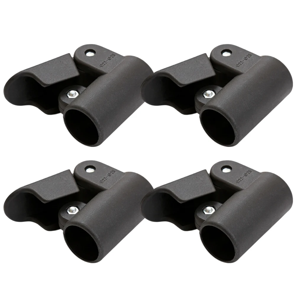 4pcs Plastic Tent Clamp Fastener 22-25mm For Canopy Caravan Awning Annexe Poles Tent Plastic Pole Connector Skyroof Fasteners