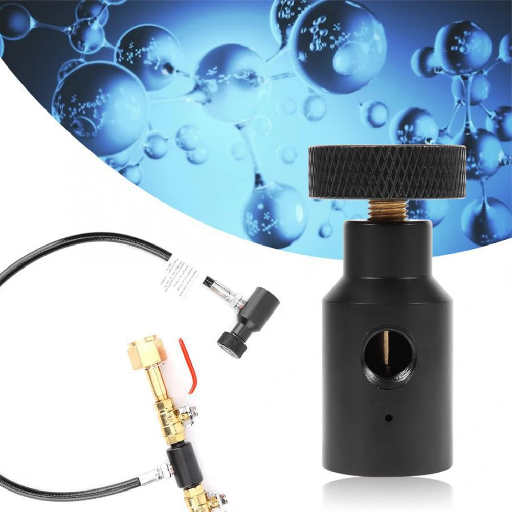 1/8NPT TR21*4 CO2 Tank On/Off Refill Adapter CO2 Carbonator Cylinder Tank On/Off Refill Adapter for Soda Maker