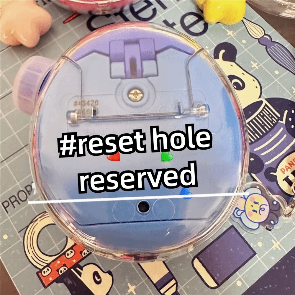 Hard Acrylic Protective Cover Clear With A Random Rotating Cap Protective Shell Decorative Cover for Tamagotchi Paradise