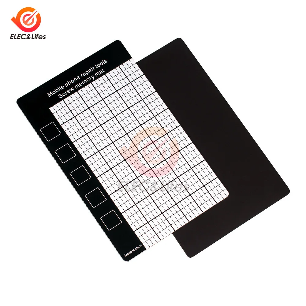 2Pcs Waterproof Silicone Soldering Pad Desk Platform Mat for Welding Station Iron Phone PC Repair Magnetic Pad