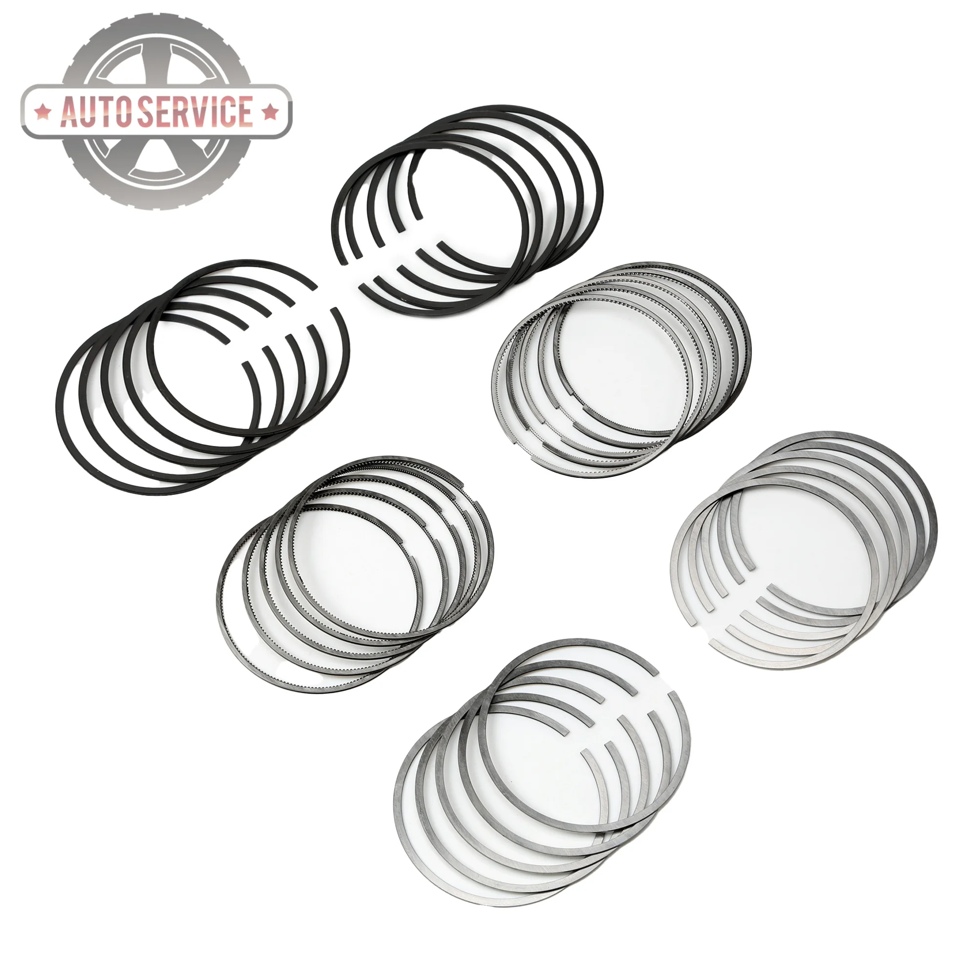 

077198151M 84.50MM Engine Piston Rings Set For AUDI R8 CTPA DKAA Lamborghini GALLARDO HURACÁN 5.2L 077198151P