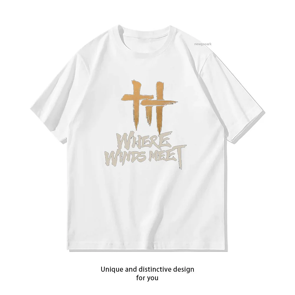 Game Where Winds Meet Shirt Woman Man Summer Casual Fashion Graphic T Shirts O-neck Adult tops tee Trending streetwear