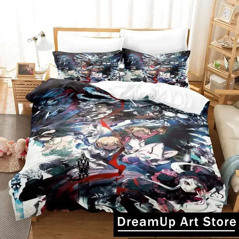 

OVERLORD Bedding Set Single Twin Full Queen King Size Bed Set Aldult Kid Bedroom Duvetcover Sets 3D Print Air conditioning is