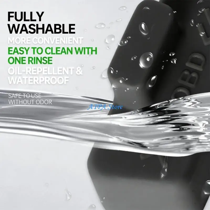 

U13C Dustproof OBD Port Protector Waterproof Silicone Cover For Most Car Models