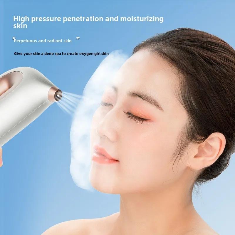 Oxygen Injection Instrument Household Facial Moisturizing Essence Introduction Water Oxygen Instrument Handheld Nano Spray