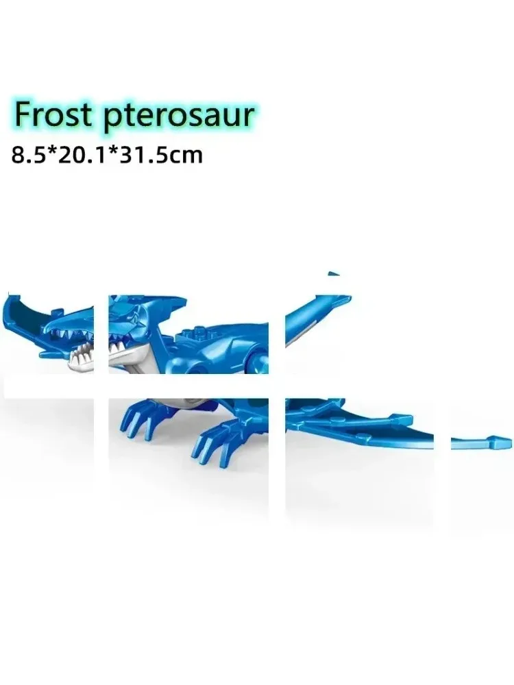 Réellement vos grands blocs de construction de dinosaures, jouets MOC, cadeau de Noël, d'Halloween, de Thanksgiving