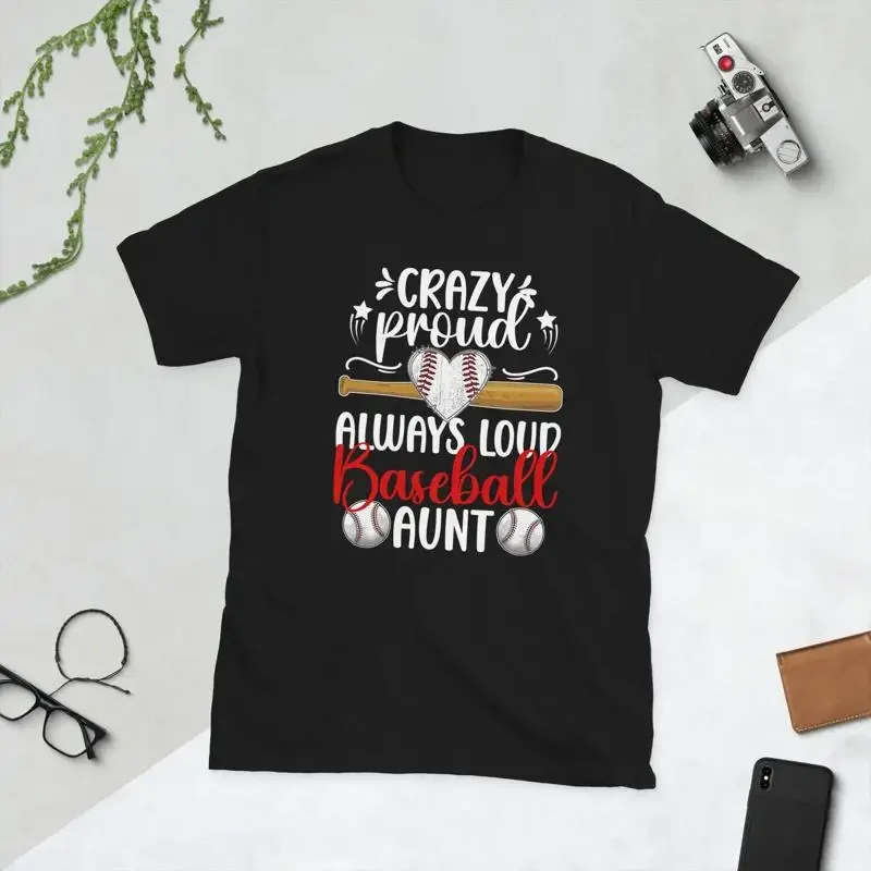 

Proud Baseball Aunt Of A Player Auntie T Shirt