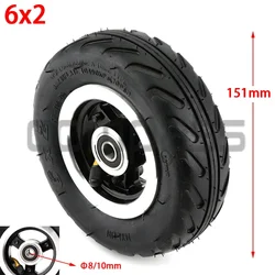 For Mini Electric Scooter Trolley 6x2 Wheel Tire Thickened Wear Resistant Inner and Outer Tyre