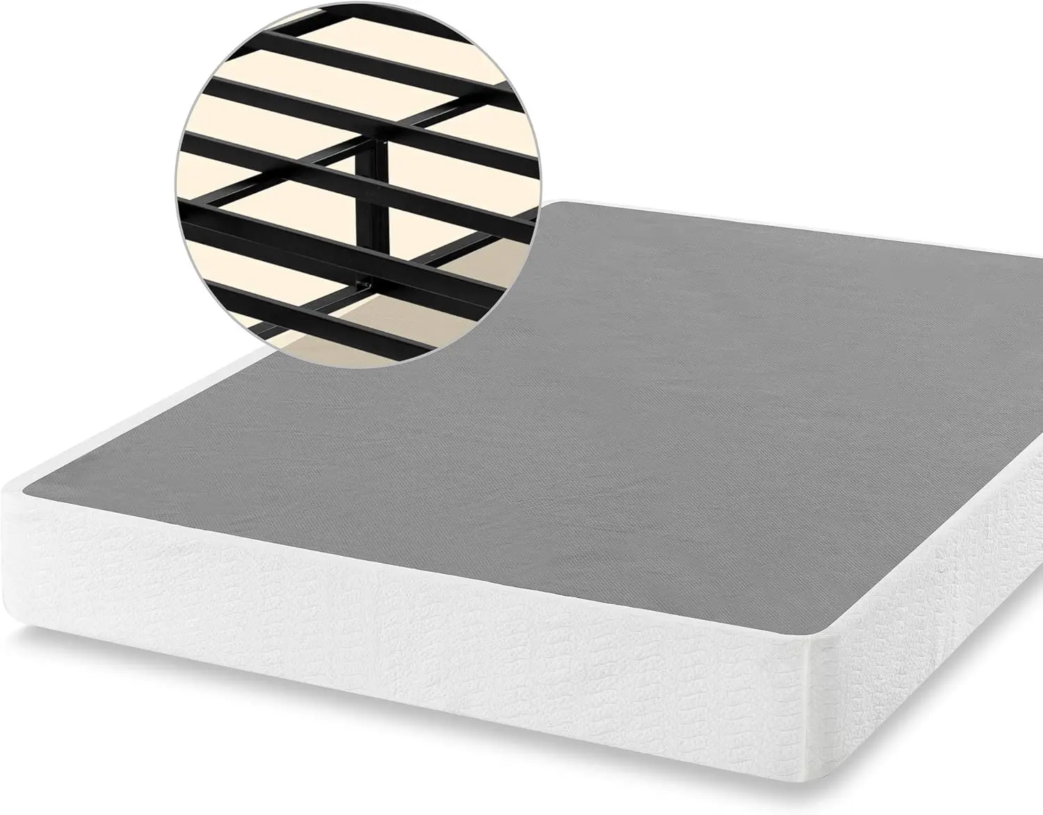 

9 Inch Metal Smart Box Spring, Mattress Foundation, Strong Metal Frame, Easy Assembly, Queen