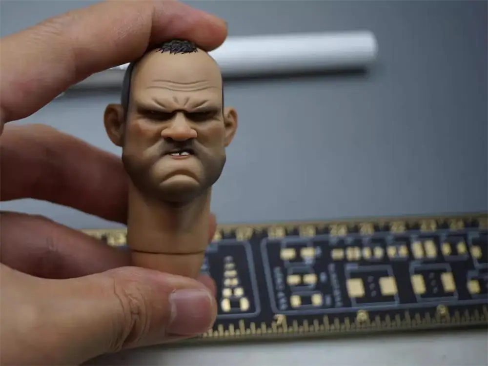 1/6 DAMTOYS GK003 King of the Gangster Tough Guy Head Sculpt Carving For 12