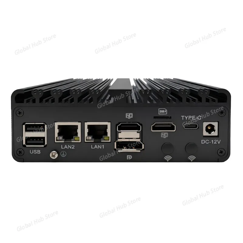 

New N150 Firewall Computer J6412 J5005 6305 Soft Router 4x2.5G I226 LAN Industrial Fanless Mini