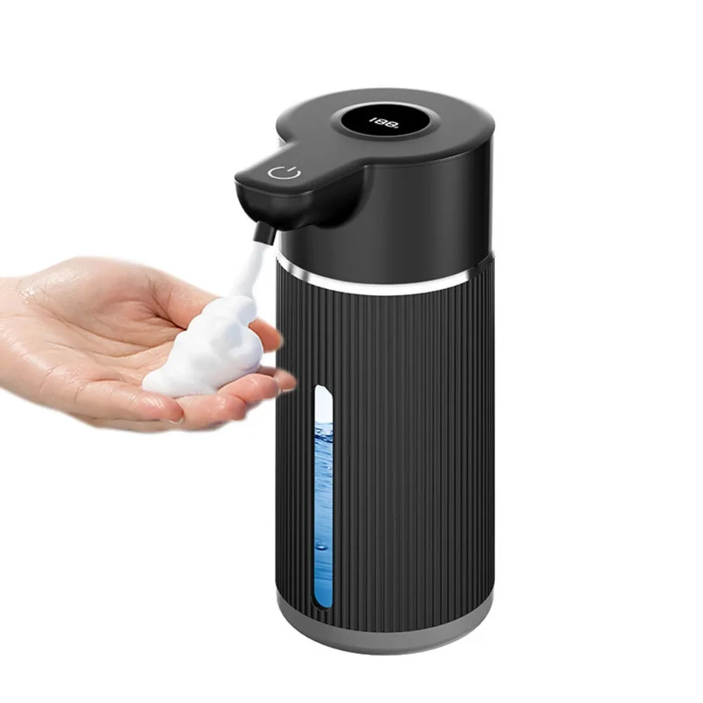 

Бесконтактный автоматический дозатор мыла, 4-уровневый регулируемый дозатор мыла для посуды, 420 мл, перезаряжаемый дозатор пенящегося мыла для рук